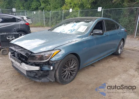 2018 Genesis G80 3.3T Sport from USA, damaged, VIN KMHGN4JB5JU244871